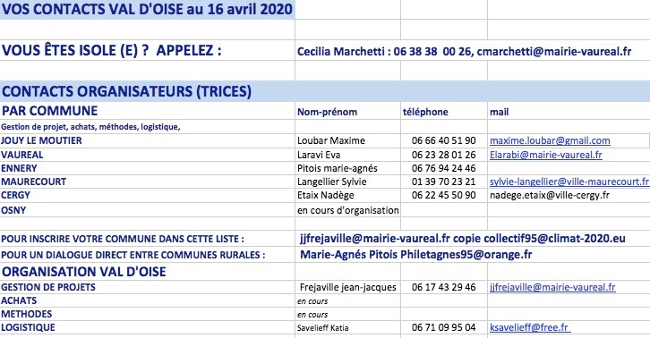 Organisateur ? Disponible ?