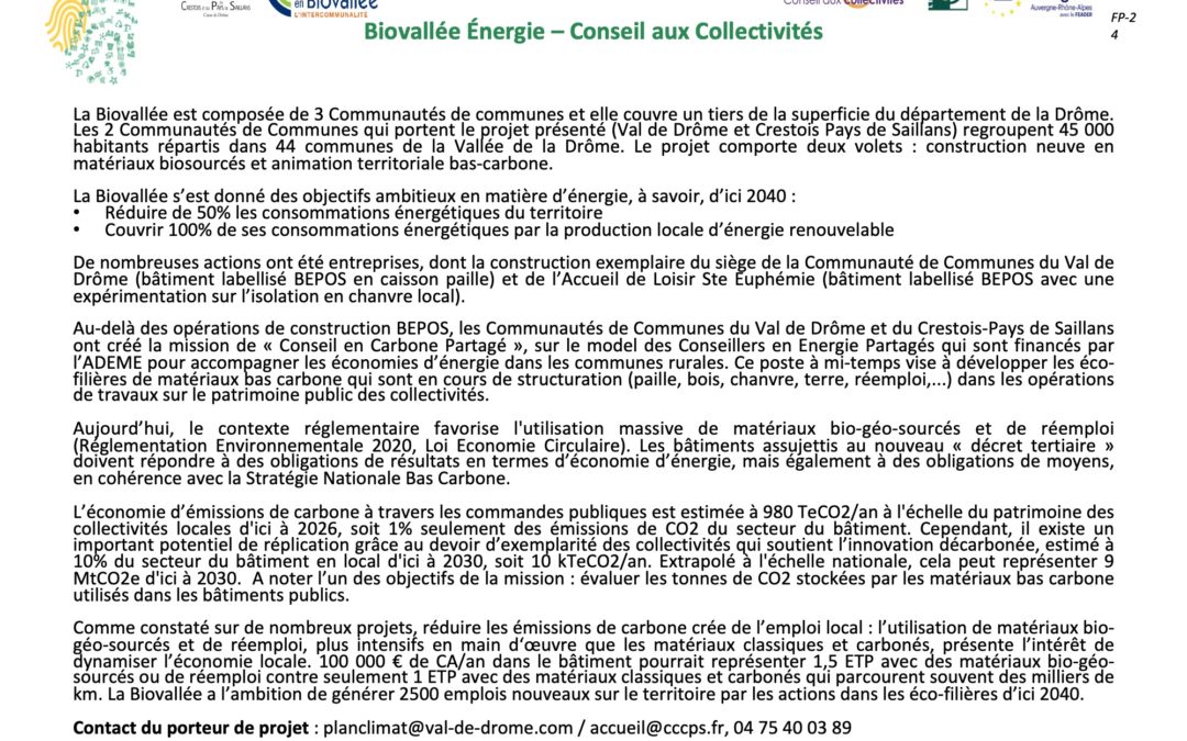 Biovallée Energie FP24