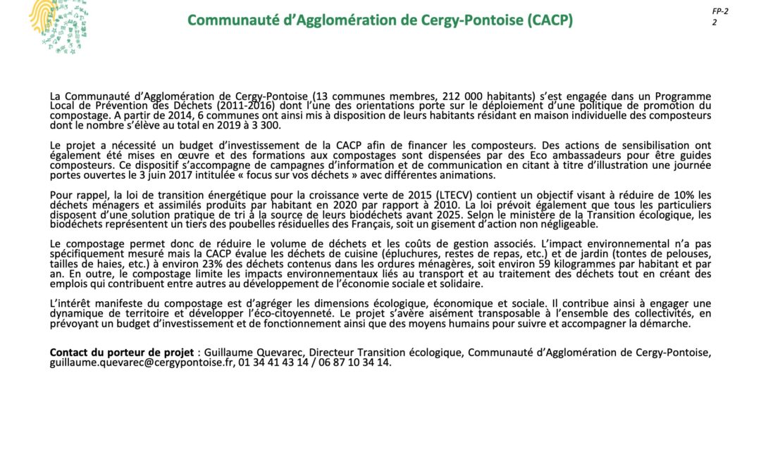 Compostage Cergy-Pontoise FP22